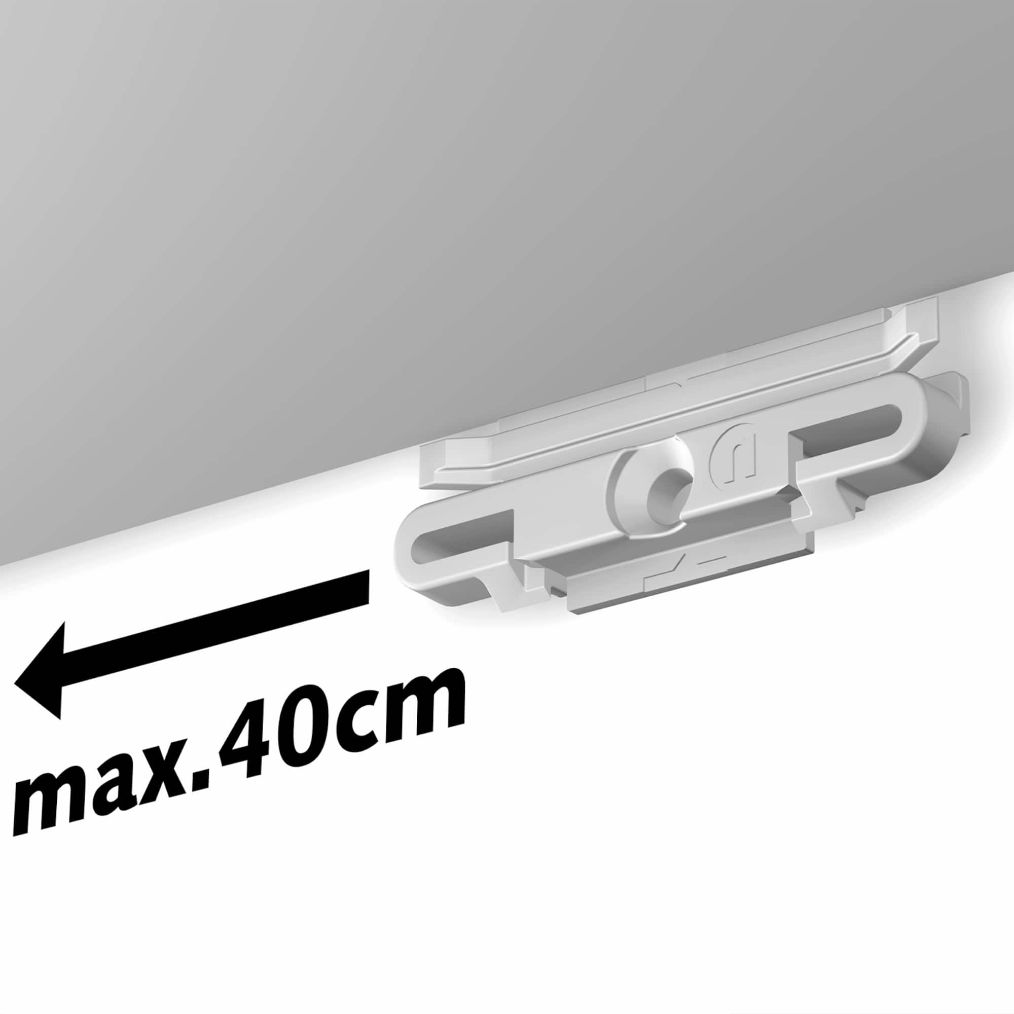 HangZ® 6ft. Gallery Rail Hanging System